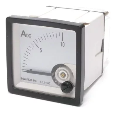 0 – 10 Amp DC Analog Panel Meter / 0.5 Amp Divisions