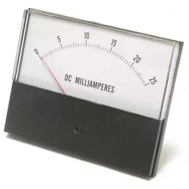 0 – 25 Milliampers DC, Analog Panel Meter, 4.5 Inch