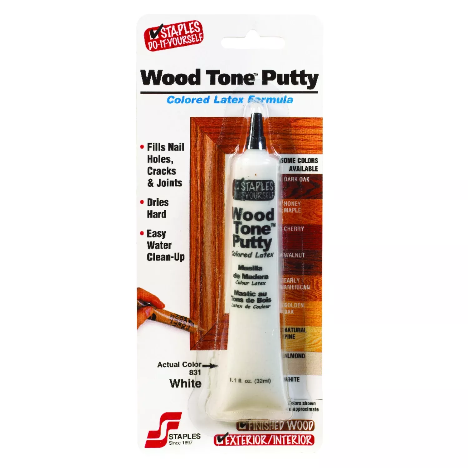 1.05-oz. White Wood Tone Putty