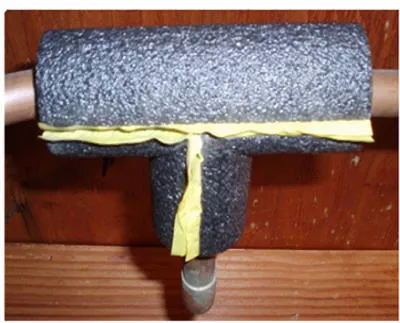 1" Foam Pipe Tee