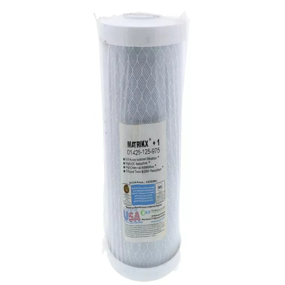 10" BB Filtrex Matrikx CTO Plus Carbon Block 0.6 Mic Filter