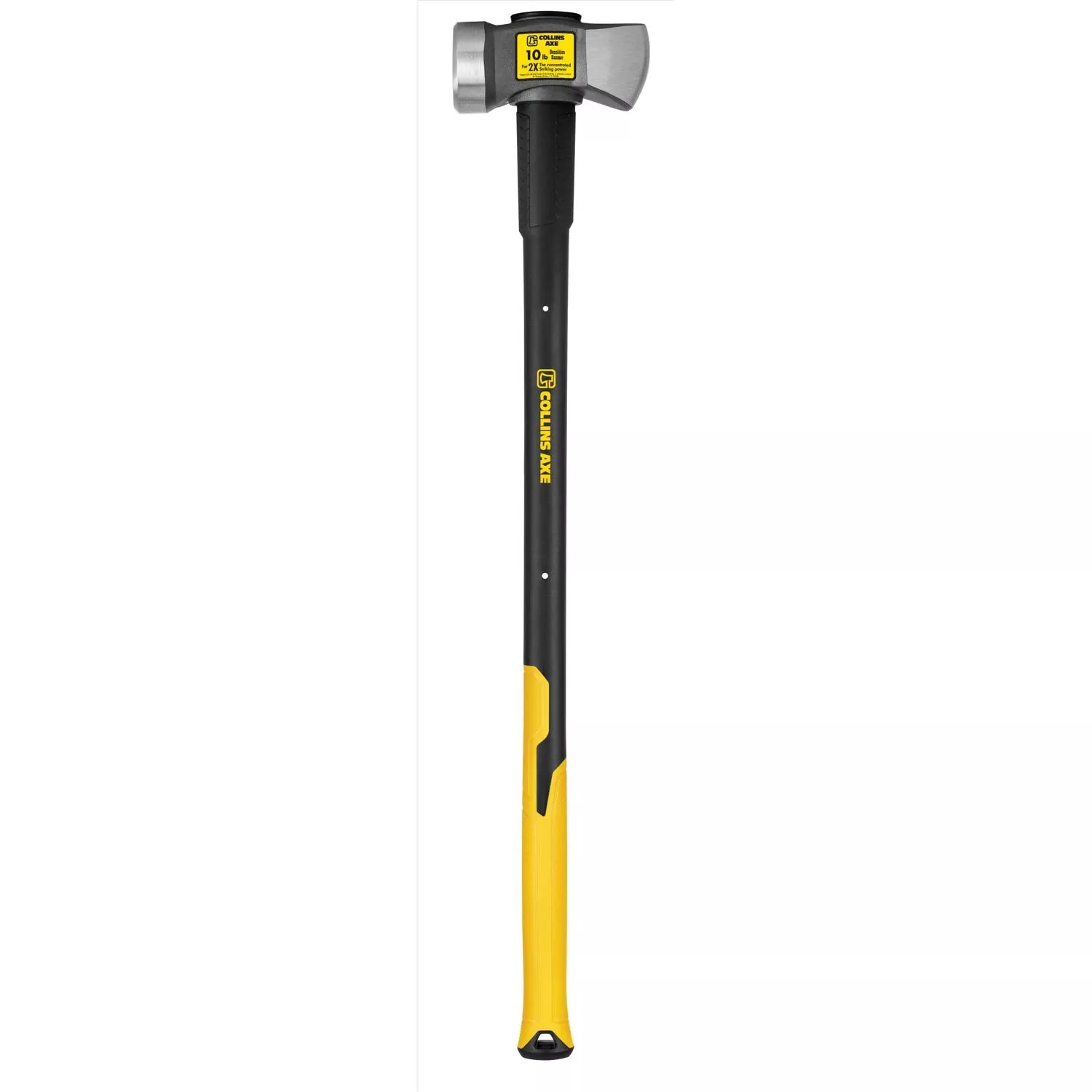 10 Lb. Demolition Sledge Hammer, 35 In. Fiberglass Handle