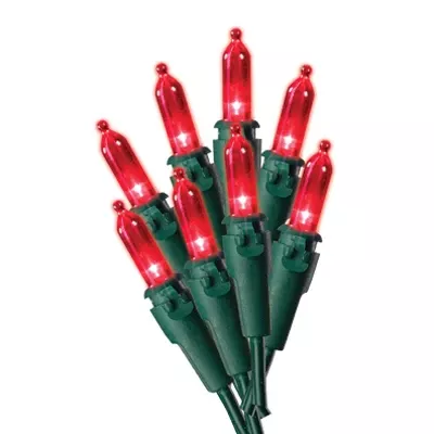 100lgt Led Red Mini Set