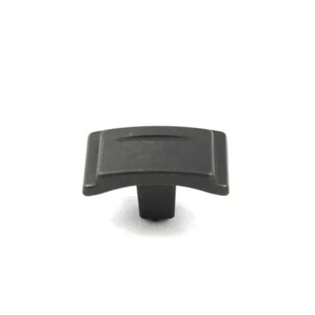 101529 Artistic Rectangular Cabinet Knob, 1-9/16 Inch, Oil Rubbed Bronze