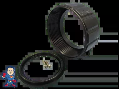 (1X) 2″ Split Nut Kit & Gasket Pump Union Emergency Repair Video How To