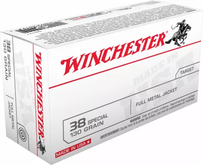 .38 Special 130 Grain Fmj Centerfire Ammunition - 50 Rounds