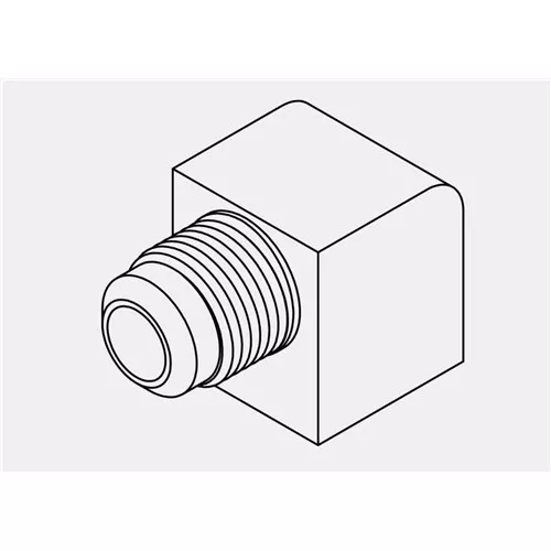 50-06-06 - 06MSAE-06FP SAE 45° Tube to Pipe Elbow 90°