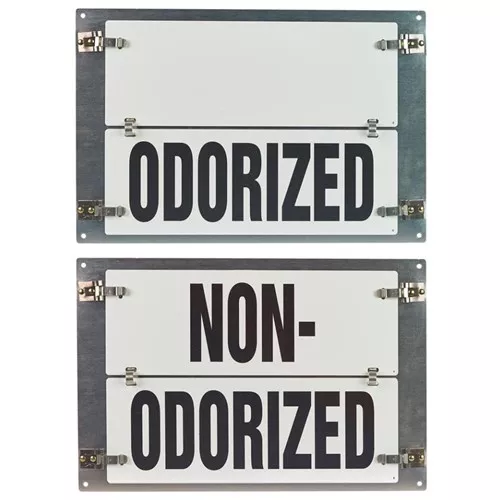 52025 - Odorized/Non-Odorized Flip-File Sign - Medium, 2-Legend