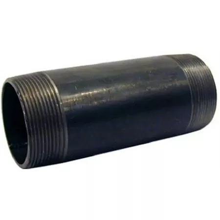 #587-045hc 1-1/2" X 4-1/2" Black Nipple Pipe Fitting