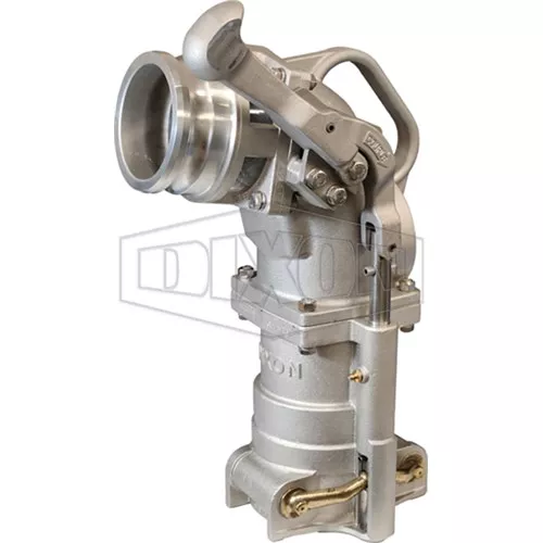 6600LA - Shut Off Elbow, 4" Adapter Inlet Left Hand with Flapper