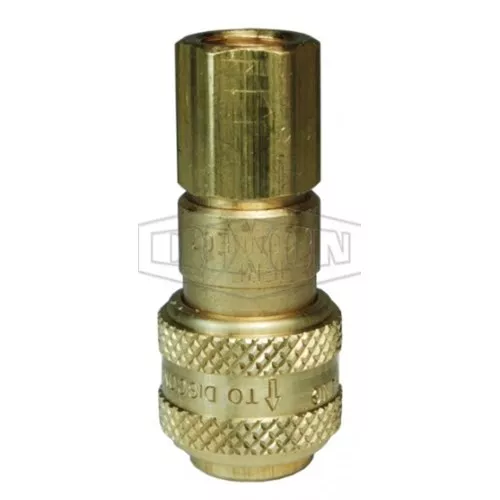 6DF4-B - DF-Series Pneumatic Automatic Female Threaded Coupler