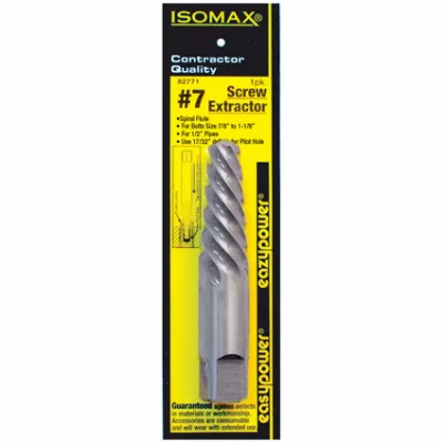#7 Spiral Flute Screw Extractor Model 82771 For Easy Removal