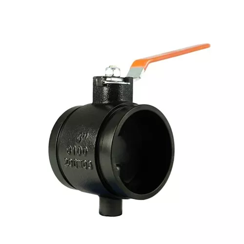 8100LG - 6"Butterfly Valve Lever Handle, Grooved