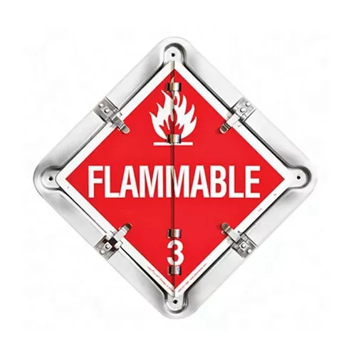 81SF-5 - Custom Flip Placard System for Trailers with 5 Placards