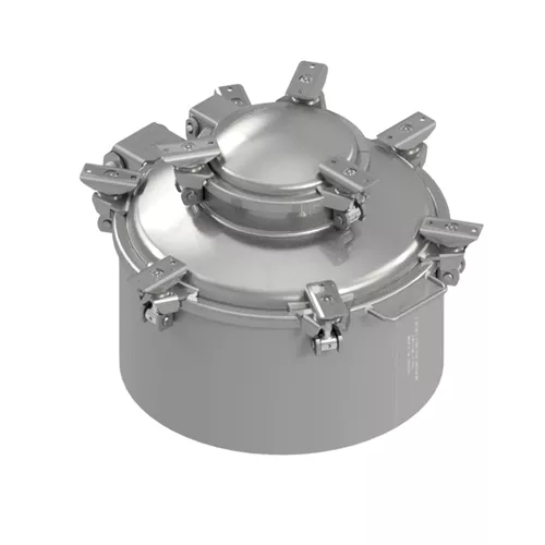 8387LCX-10 - 18" ASME Manway With 10" Collar