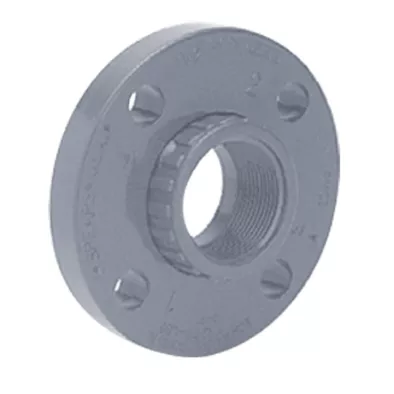 855-040C - 4"CPVC Injected Van Stone Style 150# Flange fpt (Two Piece)