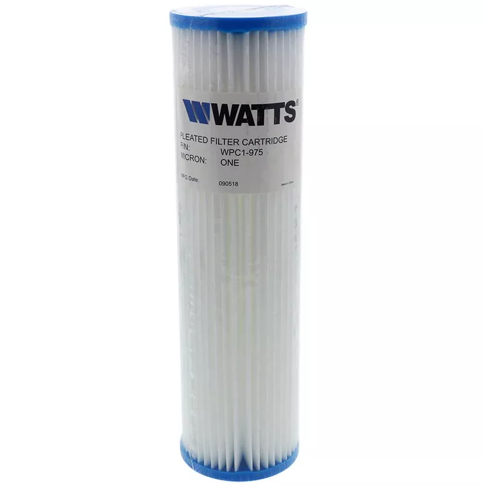 9-3/4" x 2-3/4" Flow-Max Pleated Poly - 1 mic