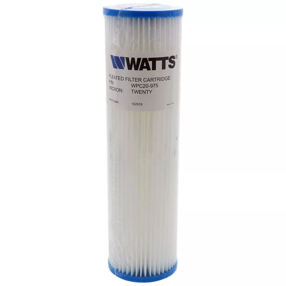 9-3/4" x 2-3/4" Flow-Max Pleated Poly - 20 mic