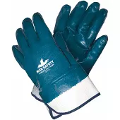 9761RLG - Predator Series fully rough Nitrile Coated Work Gloves Safety Cuff and Jersey Lined Treated with ActiFresh