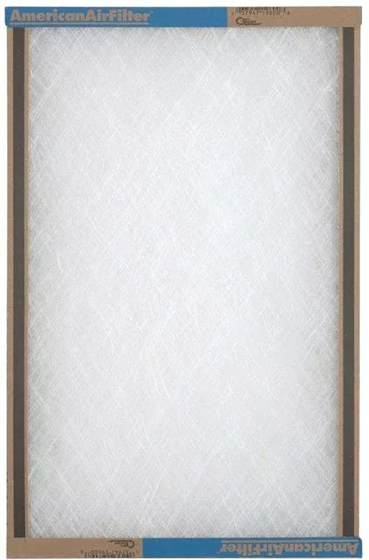 AAF 118241 Air Filter, 24 in L, 18 in W, Chipboard Frame, Pack of 12