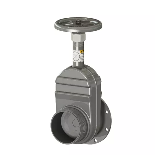 AAG1004 - 4" Manual Gate Valve – TTMA Flange x 4" Threaded Pipe