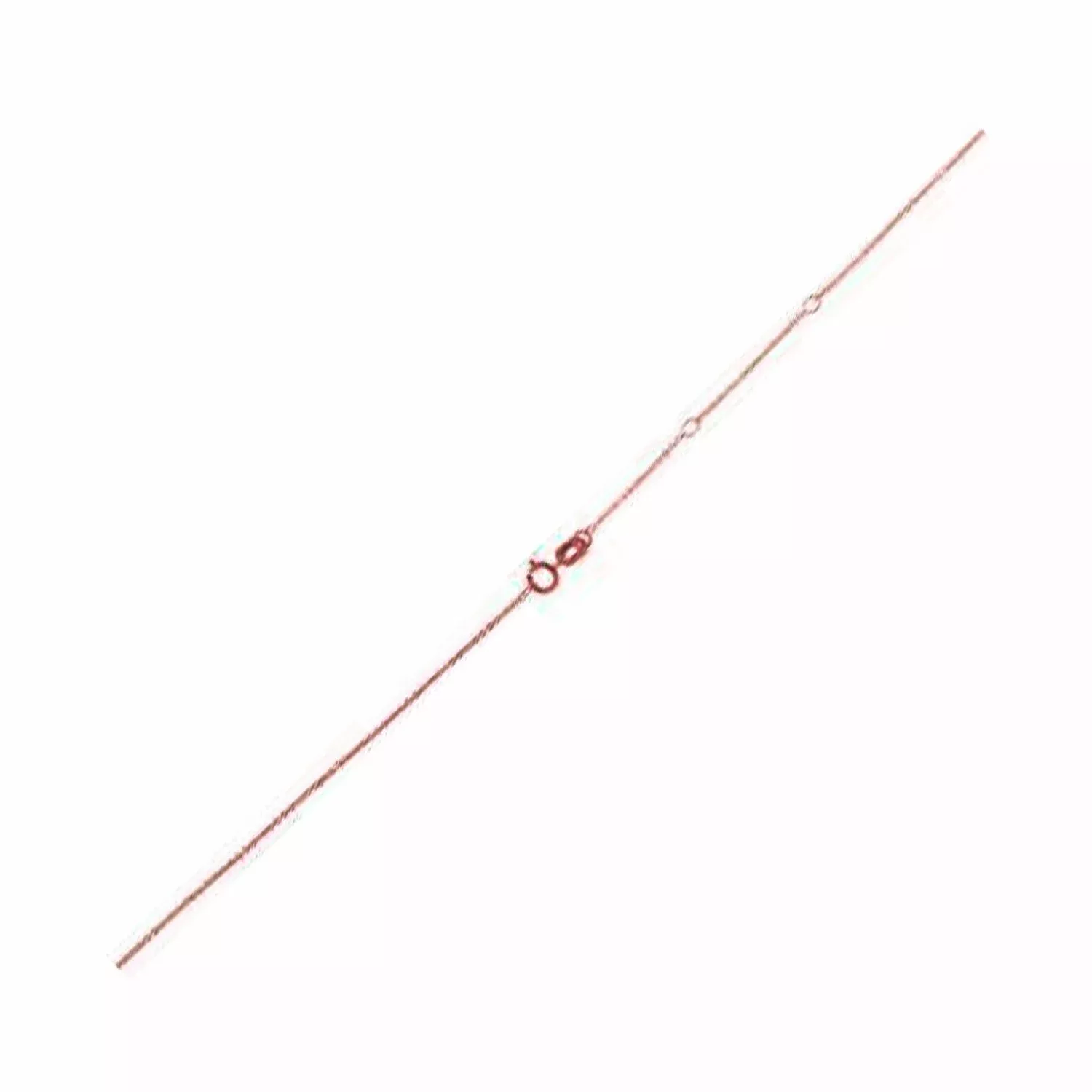 Adjustable Cable Chain in 14k Rose Gold (0.97 mm)