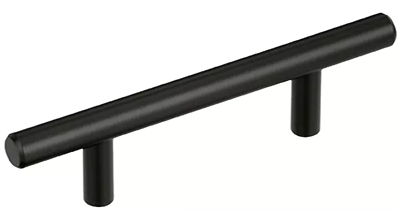 Amerock Bar Pulls Series BP40515BBR Cabinet Pull, 5-3/8 in L Handle, 1/2 in H Handle, 1-3/8 in Projection, 1/PK