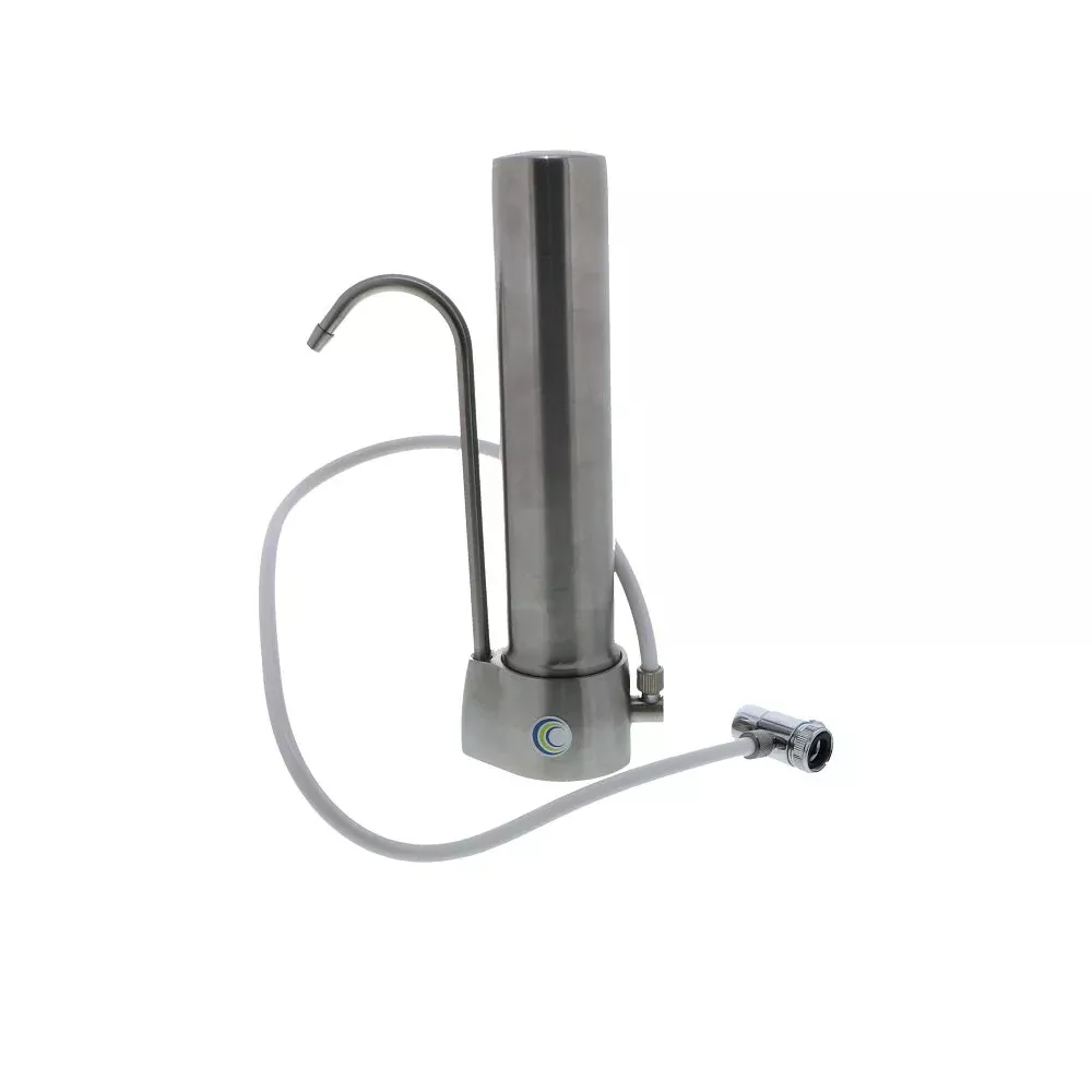 AquaCera HCS Stainless Steel Countertop Ceramic Water Filter System
