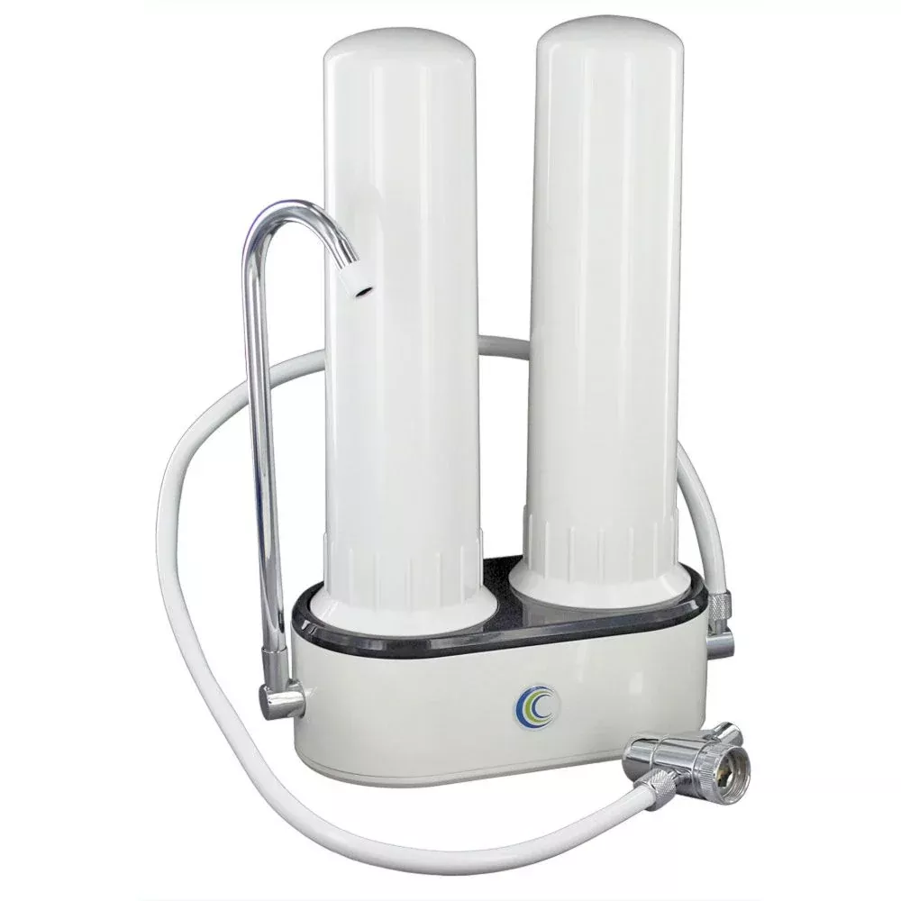 AquaCera Twin HCP Countertop Drinking Water Filter System