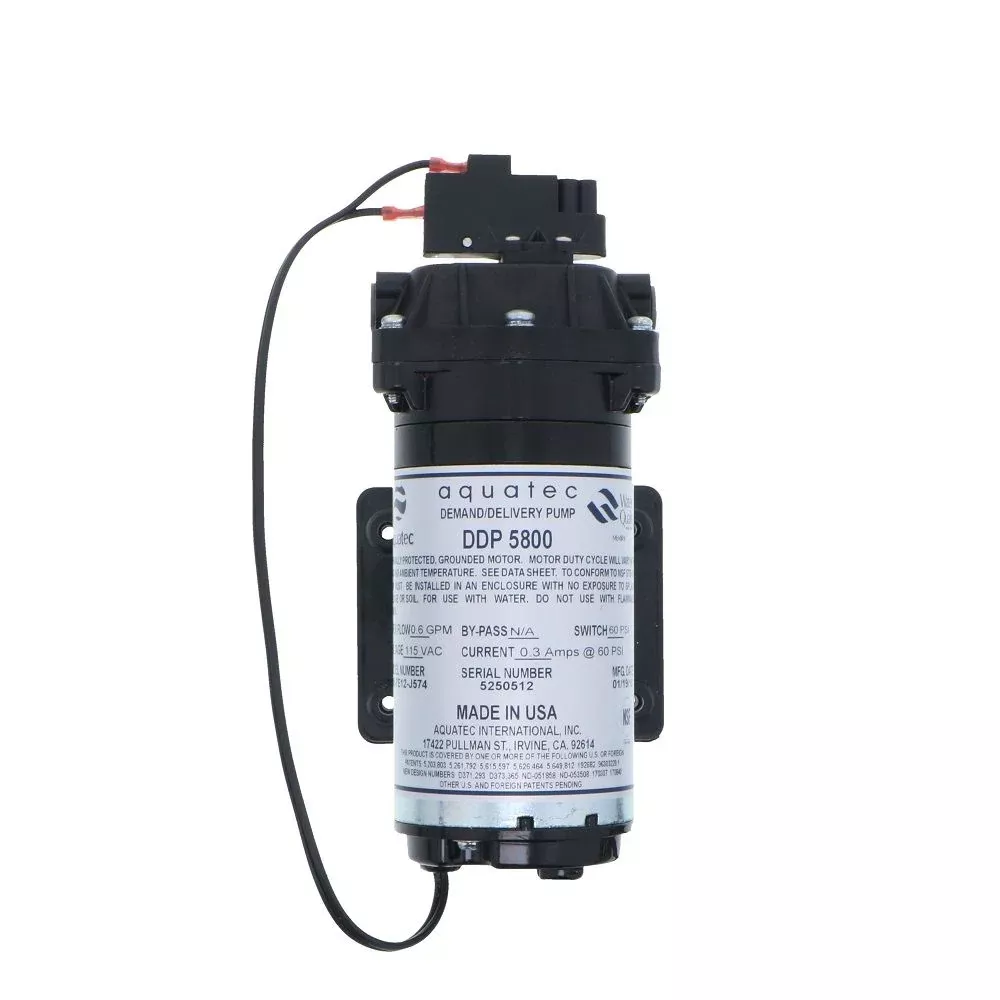 Aquatec 5850-7E12-J574 Pump .6 GPM, 3/8"JG, 115V