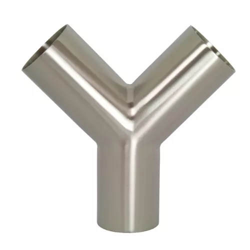 B28W-R200P - Polished Weld True Wye