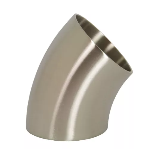B2WK-G100P - Polished 45° Weld Elbow