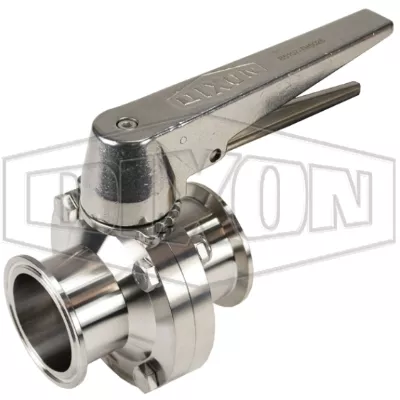 B5107E200CC-C - B5107-Series Butterfly Valve with Trigger Handle Clamp End