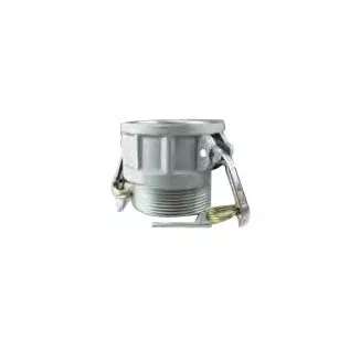 B600S - 6"Part B Female Coupler x Male Thread Cam and Groove Coupling SS