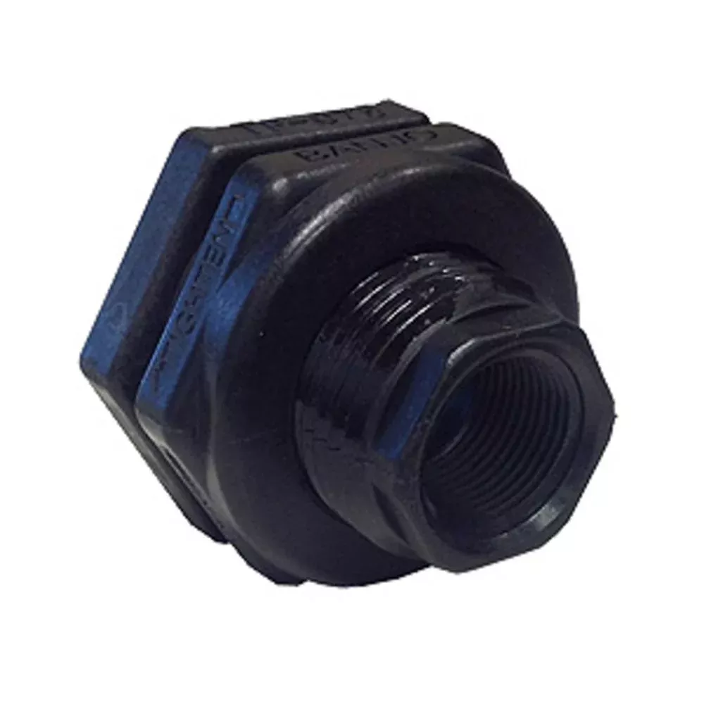 Banjo 3/4" Polypropylene Bulkhead Tank Fitting with VITON Gaskets