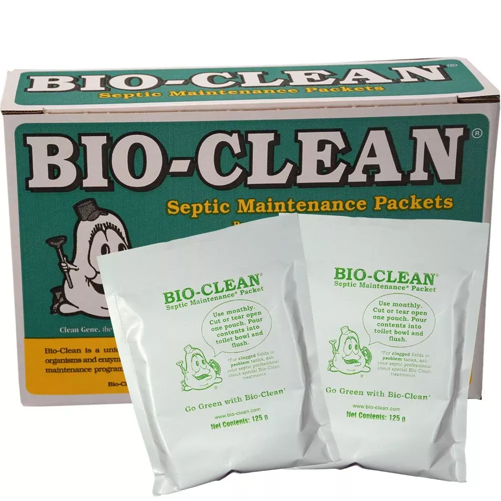 Bio-Clean Bacteria Waste Eliminator Septic Treatment 12 Packets