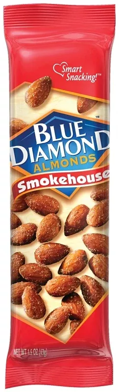 Blue Diamond BLU5179 Almonds, Hickory Smoke, 1.5 oz, Pack of 12