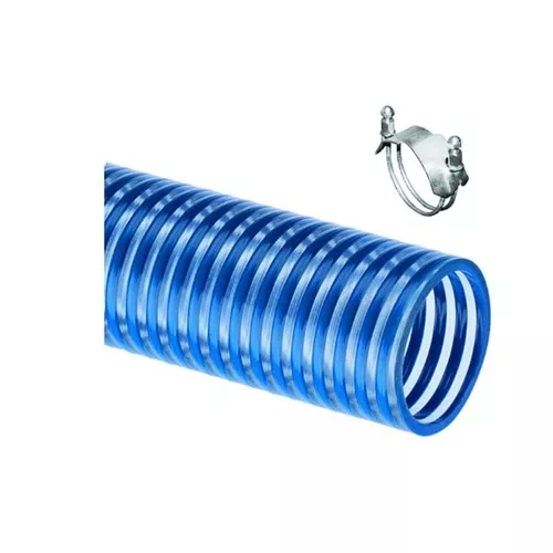 BW400X100 - 4"Blue Water BW™ Series Low Temperature PVC Suction Hose