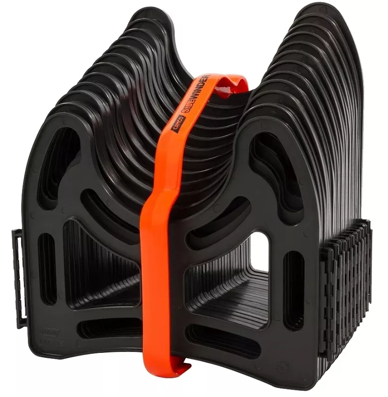 Camco USA Sidewinder 43031 Sewer Hose Support, 10 ft L, Plastic, Black