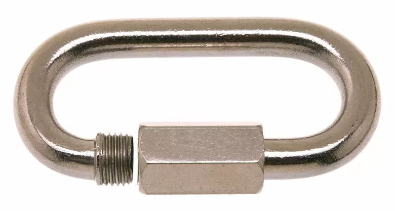 Campbell T7630506 Quick Snap Link, 1/8 in, 220 lb Working Load, Stainless Steel