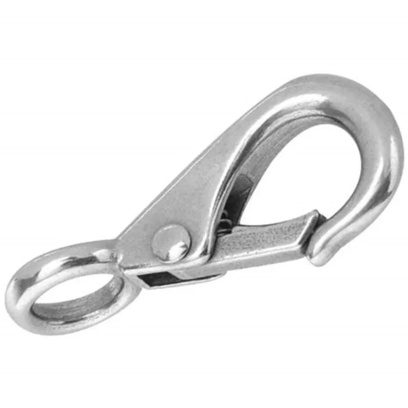 Campbell T7631434 Rigid Eye Quick Snap, 3/4 in, 190 lb Working Load, Stainless Steel, Polished