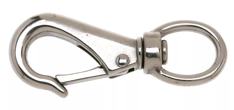 Campbell T7631534 Swiveling Quick Snap, 3/4 in, 200 lb Working Load, Stainless Steel