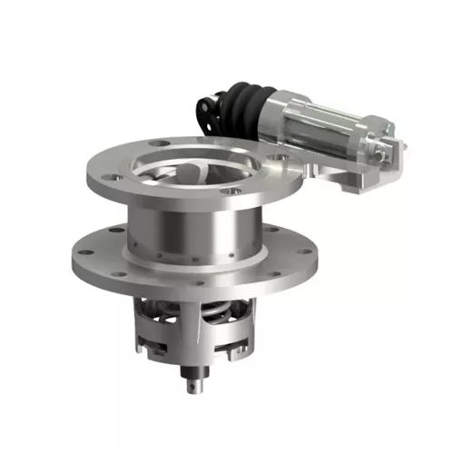 CH47330SSTS - Top Unloading Valve – 4” Inlet Flange x 3” Outlet Flange