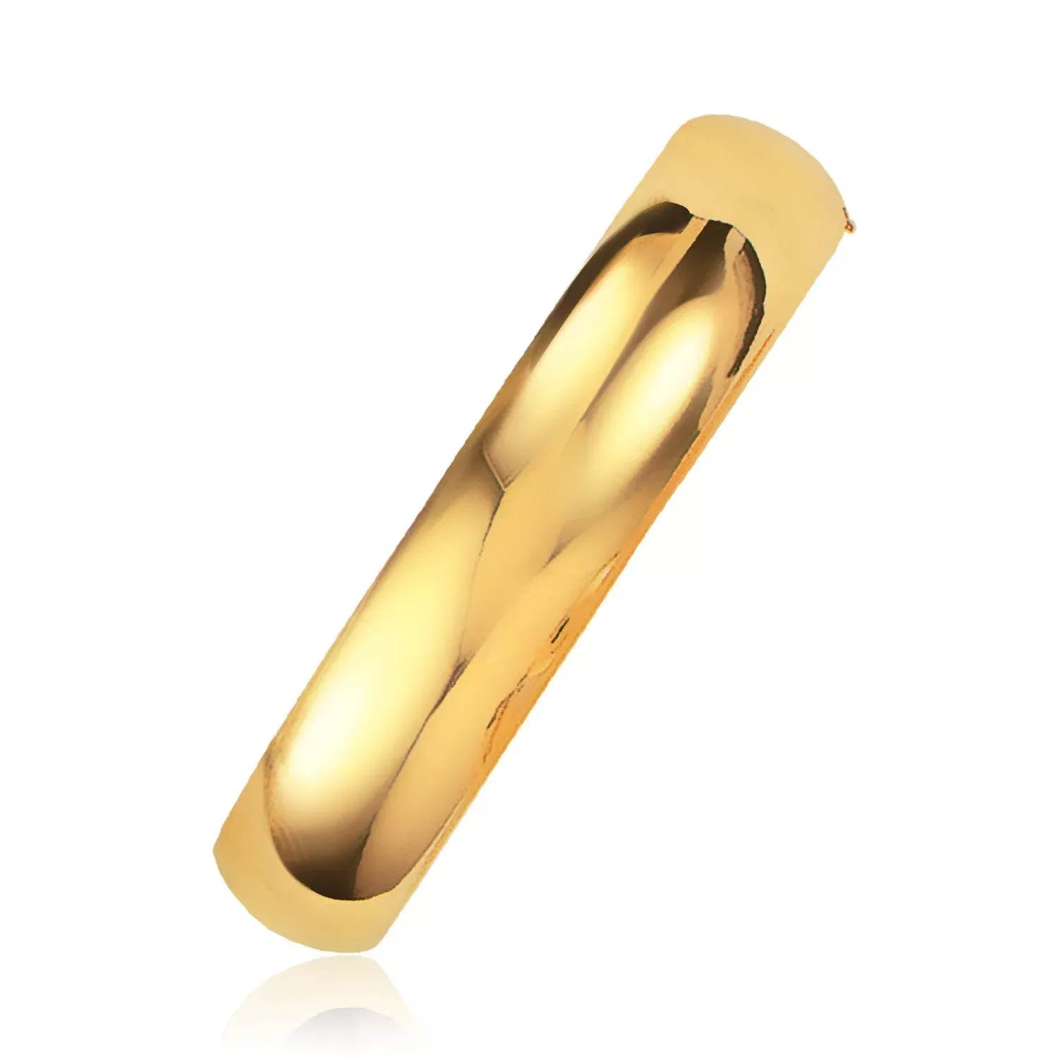 Classic Bangle in 14k Yellow Gold (13.5mm)
