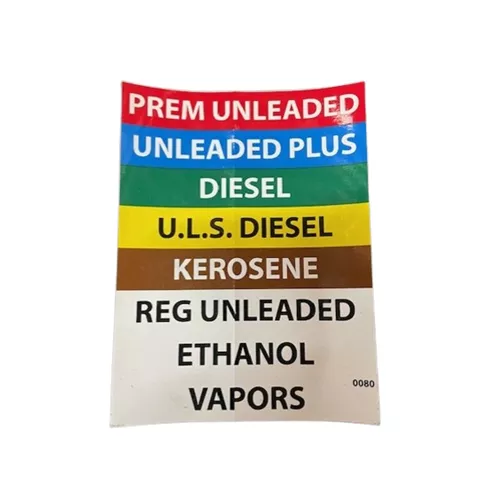 Commodity Decal 080 - 888080 Label Sheet 8 Sided Rototag