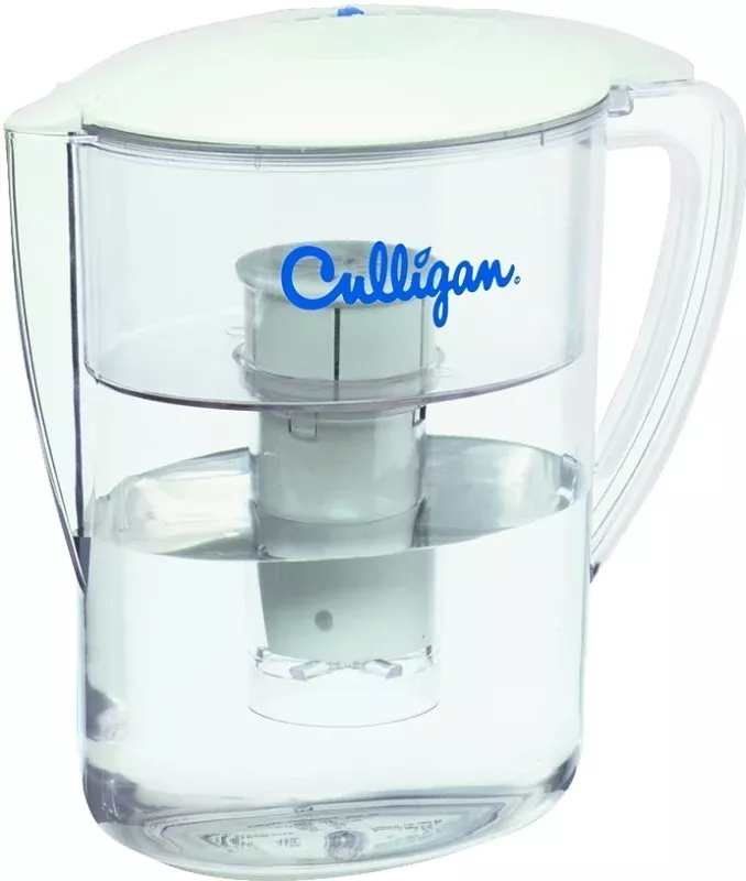 Culligan PIT-1 Water Filter Pitcher, 2 qt, 50 gal Cartridge, Plastic, Clear