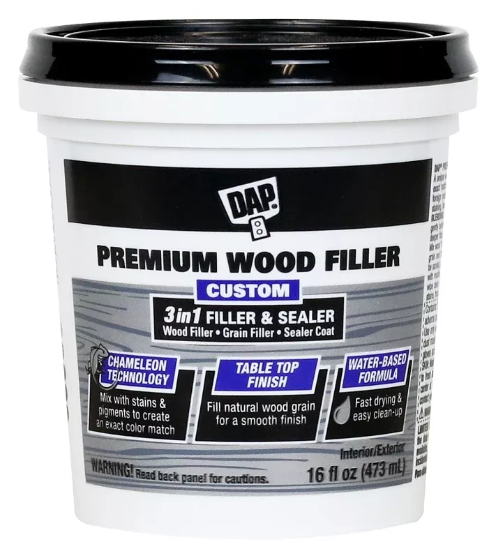 DAP 7079800550 Premium Wood Filler, Paste, Off-White, 16 oz