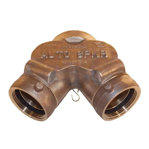 DCS6025F - Double Clapper Siamese Connection Back Outlet