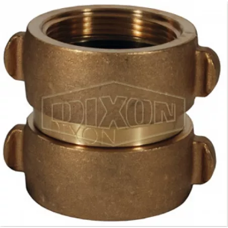 DFR1515F - Double Female Swivel Rocker Lug Brass