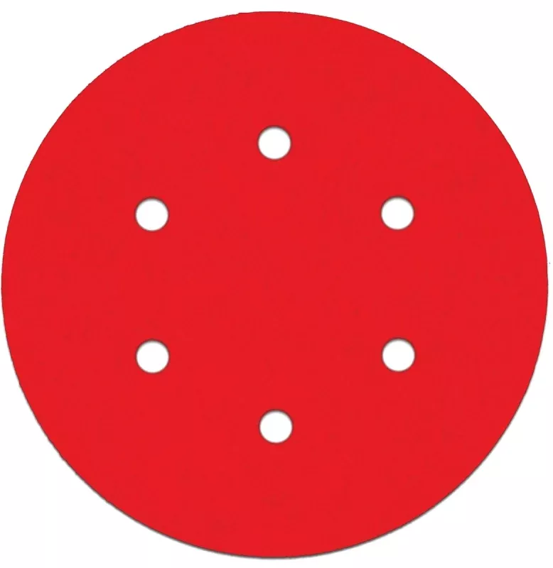 Diablo DCD060100H10G Sanding Disc, 6 in Dia, 100 Grit, Medium, Ceramic Abrasive, 6-Hole